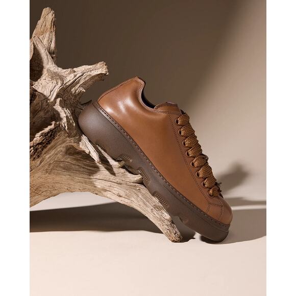 NIB BURBERRY RANGER DARK BROWN LEATHER LACE UP HIKING BOOTS US 8 41 ITALY $1K - Picture 7 of 16